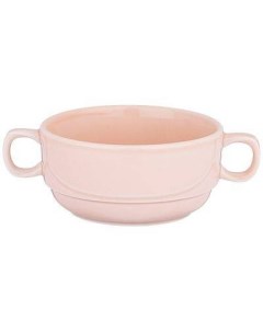 Чашка бульонная Tint 380 мл розовый Lefard