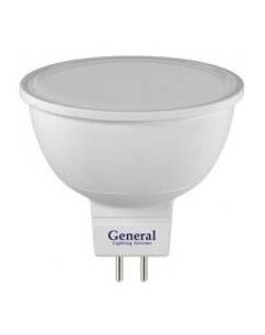 Лампа светодиодная GENERAL GU5 3 7W 3000K арт 614123 10 шт Nobrand