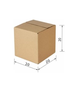 Картонная коробка Decoromir 20х20x20 см Т23 5 штук Ооо " артскиллс"