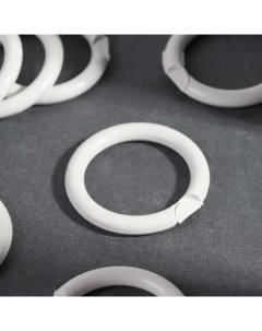 Кольцо для карниза d 40 52 мм цвет белый 10 шт Nobrand