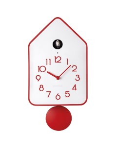 Часы настенные с маятником QQ UP красные Guzzini