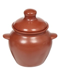 Горшок для запекания керамика 0 55 л коричневый 10 00 538 00 00004563 Котовский дом керамики