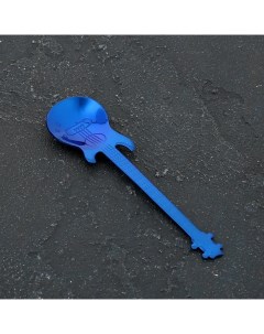 Ложка десертная Гитара 12 см цвет синий Magistro