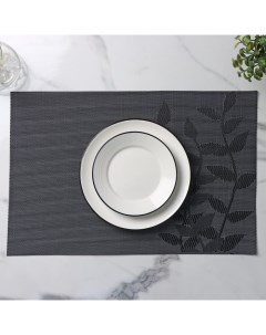 Салфетка кухонная Росток 45x30 см цвет черный 12 шт Nobrand