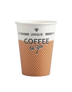 Стакан Coffe to go для горячих напитков 350 мл диаметр 90 мм 50 шт Nobrand