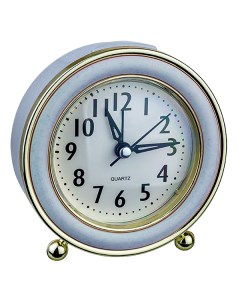 Часы Quartz часы будильник PF TC 017 овальные 10 5x12 5 см подсветка хаки Perfeo