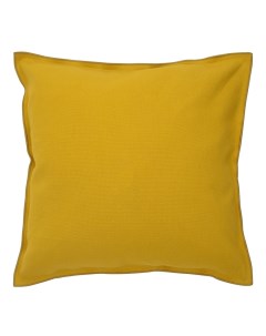 Чехол на подушку Essential 45х45 см цвет горчичный хлопок Tkano