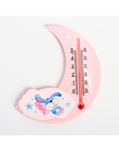 Термометр универсальный детский цвет розовый рисунок СЮРПРИЗ Nobrand
