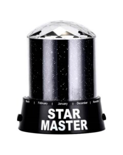 Проектор ночник Звездное небо Star Master с USB кабелем NCH 015 Черный Daprivet