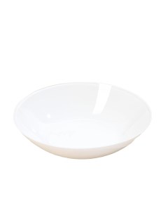 Тарелка cуповая Зефир d 20 8 см цвет белый Gidglass