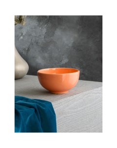 Салатник Оранжевый 700 мл керамика Иран Керамика ручной работы