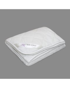 Одеяло облегченное Лебяжий пух 200х220 см полиэфирное волокно 200гр пэ Адель