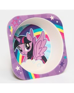 Миска My Little Pony Искорка D 14 см бамбуковая Hasbro