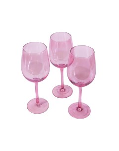 Набор бокалов для вина РОССЭ стекло розовый 420 мл 6 шт Koopman international