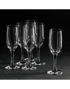 Набор бокалов для шампанского Bistro 190 мл 6 шт Pasabahce