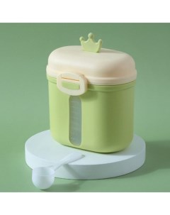 Контейнер для хранения детского питания Корона 360 гр цвет зеленый Mum&baby