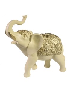 Фигура декоративная Слон цвет слоновая кость Ремеко