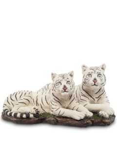 Статуэтка Белые тигры Veronese