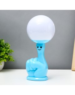 Настольная лампа Жонглер LED 3Вт 3000К голубой Risalux