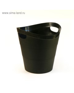Корзина для бумаг и мусора Uni 2002 14 литров пластик черная Calligrata