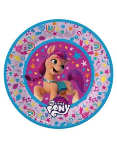 Тарелка бумажная My Little Pony набор 6 штук 18 см Nd play