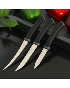 Набор кухонных ножей Felice 3 предмета цвет черный Tramontina
