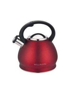 Чайник WTK 4221SS для всех видов плит красный Willmark