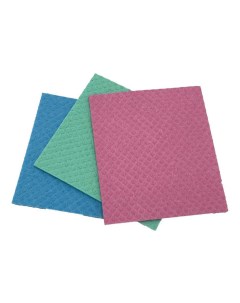 Салфетки для влажной уборки целлюлоза разноцветные 3 шт Paul masquin