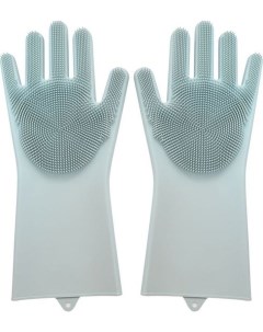 Многофункциональные силиконовые перчатки цвет серый 20 6 16 Magic brush