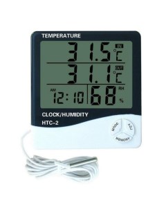 Термометр гигрометр цифровой HTC 2 метеостанция Nobrand