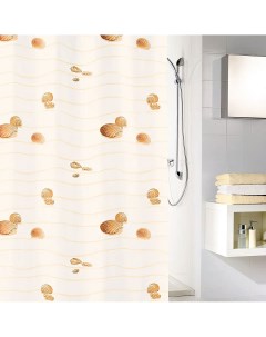 Штора для ванной комнаты Miami Beige 120x200см Kleine wolke