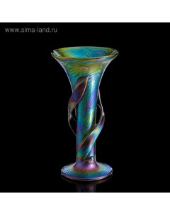 Ваза интерьерная Open Iris Glass 35 см Evans atelier