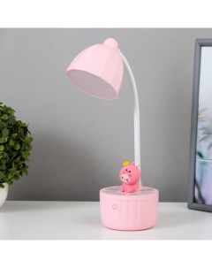 Лампа настольная Мини жук LED 6 4Вт USB розовый Risalux