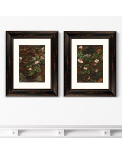 Набор из 2 х репродукций картин в раме Trailing Arbutus 1863г 40 5х50 5см Картины в квартиру