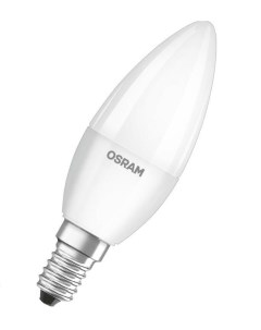 Лампочка светодиодная Antibacterial Е14 7 5 Вт теплый белый свеча матовая Osram