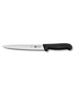 Нож филейный лезвие 20 см черный Victorinox