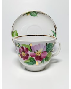 Чашка с блюдцем чайная Форма Подарочная Надежда 375 мл Императорский фарфоровый завод