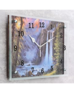 Часы серия Природа Большой водопад 25х35 см Сюжет