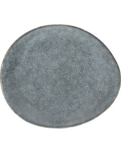 Тарелка Органика для хлеба 160х160х20мм керамика серый Tognana