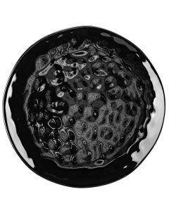Тарелка для закуски 21х21х17 см Консонанс черная глянец Elan gallery
