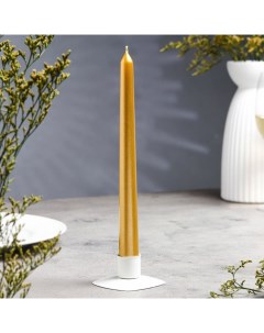 Свеча античная 2 2х 25 см в термопленке золотая Богатство аромата