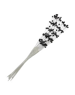 Искусственные цветы чёрные 21 см HF14102601 Айрис