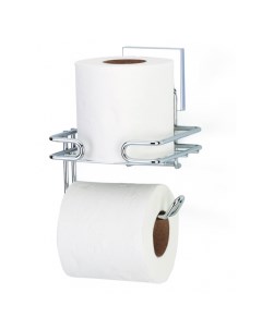 Держатель для туалетной бумаги серебряный 14x13x17 см Tekno-tel