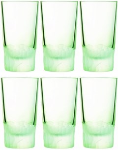 Набор стаканов высоких Зелёный INTUITION 330 мл 6 шт Cristal d’arques