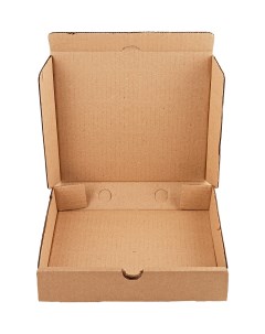 Коробка для пиццы 5штук 22x22x5см Паприка-корица