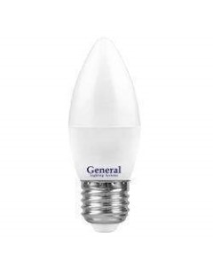 Лампа светодиодная GENERAL E27 10W 2700K Свеча арт 650977 10 шт Nobrand