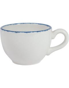 Чашка Блю Дэппл кофейная 85мл 85х65х50мм фарфор белый синий Steelite