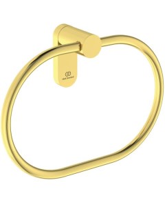 Полотенцедержатель кольцо CONCA круглое шлифованное золото T4503A2 Ideal standard