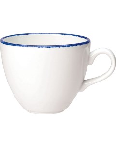 Чашка чайная Блю дэппл 0 35 л 10 3 см синий фарфор 1710 X0019 Steelite