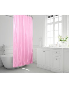 Штора для ванной 180х200 см Rigone розовый Bacchetta